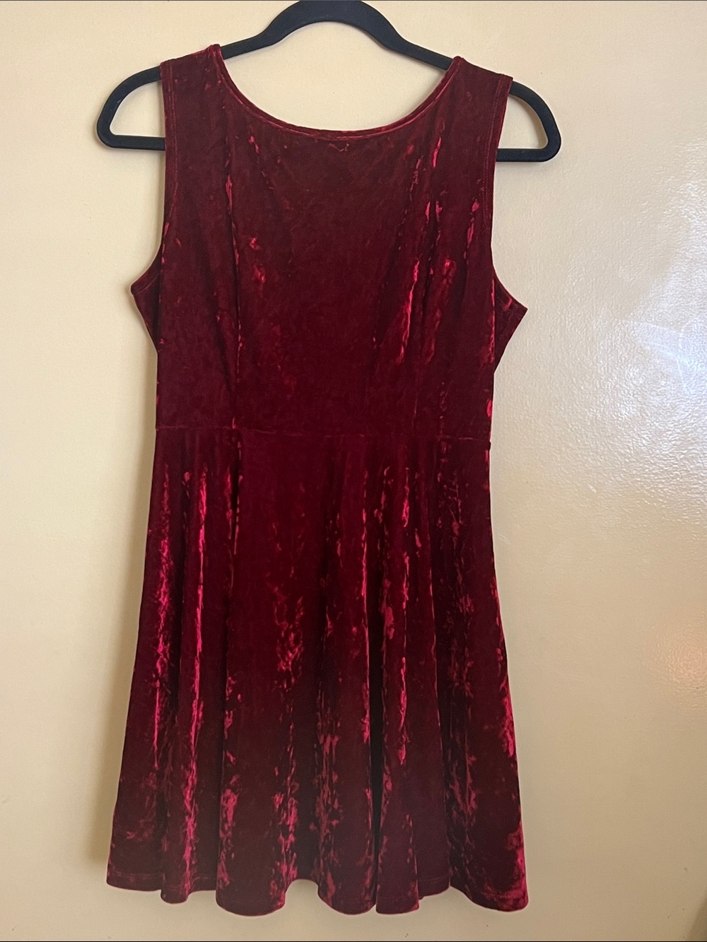 Red Velvet Mini Dress